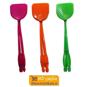 مگس کش پلاستیکی طرح ۲ رنگی PMK-002