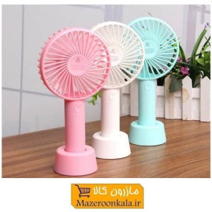 پنکه دستی پایه دار کارکرد با کابل USB و باتری ۳ سرعته EFA-009