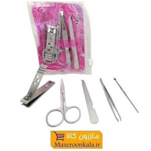 ست ناخن گیر و مانیکور ۵ تکه کیفی ZMC-002