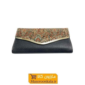 کیف پول زنانه دکمه مخفی طرح چرم Prada پرادا HKF-036