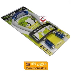 چراغ مطالعه انعطاف پذیر گردنی Huglight با 4 ال ای دی 3 حالته ELU-018