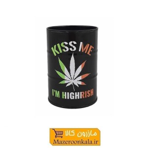 زیر سیگاری فلزی بشگه ای طرح متنوع SOO-011