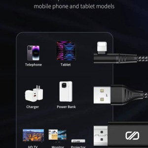 کابل تبدیل لایتنینگ به HDMI مدل SHC01 برند اسلیکتو SLICTO