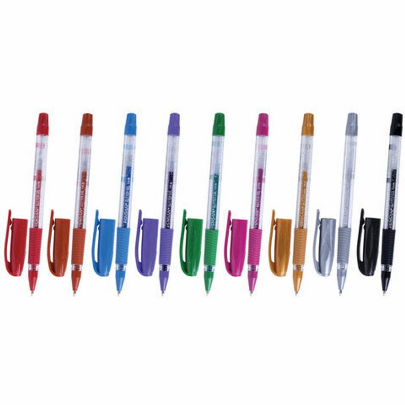 خودکار پنسان مدل Gel Glitter بسته 9 عددی