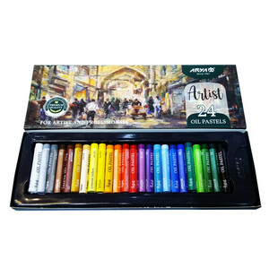 پاستل 24 رنگ آریا مدل ARTIST 2602