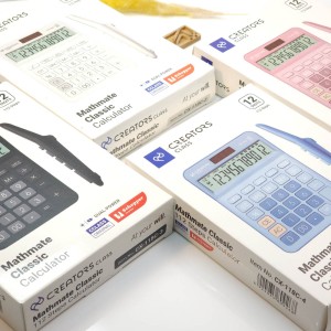 ماشین حساب سی.کلاس کریتورز مدل مت میت طرح کلاسیک کد CX-118C-1 رنگ سفید