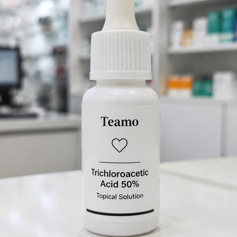 teamostore محلول TCA 50% | لایه بردار شیمیایی تخصصی برای لک و هایپرپیگمنتیشن