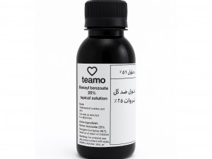 محلول ضد  شپش بنزیل بنزوآت 25% ( 100cc)