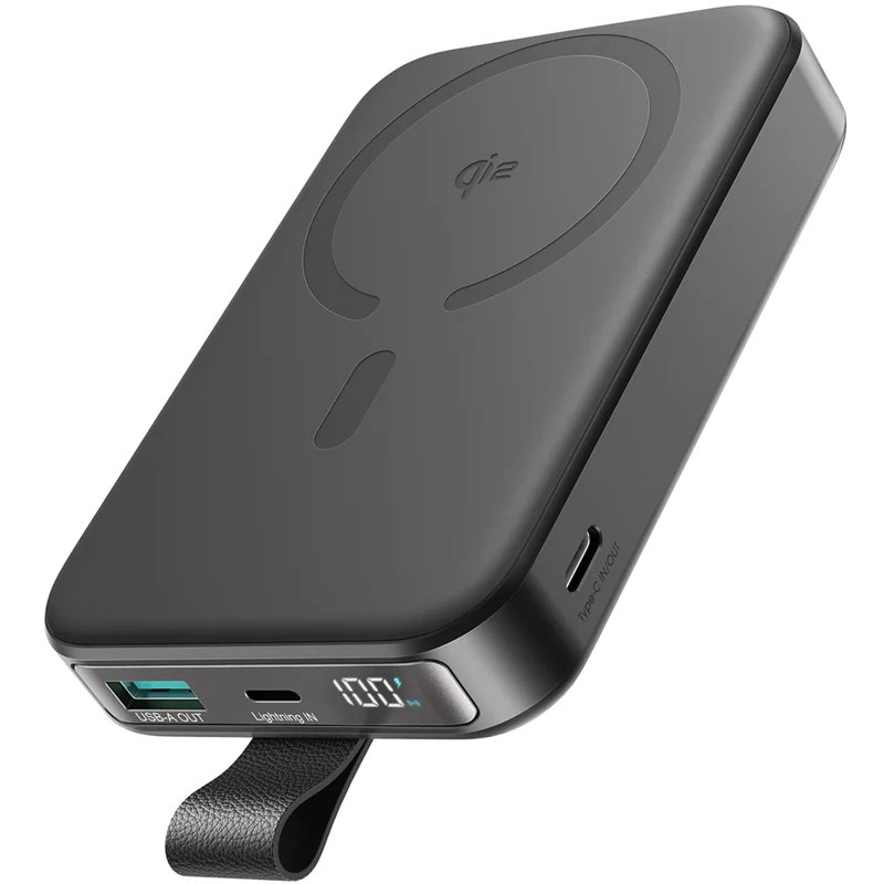 پاوربانک وایرلس مگنتی 15 وات، Type-C و USB فست شارژ 22.5 وات 10000 جویروم JR-PBM11