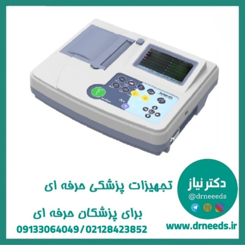 دستگاه نوار قلب الکتروکاردیوگراف یاشام شش کاناله مدل 635 با مجوز IMED