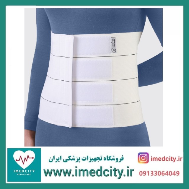 شکم بند ساده سفید طب و صنعت کد 60110