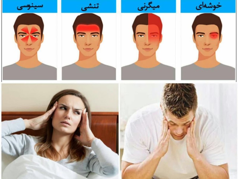 انواع سردرد چگونه است؟
