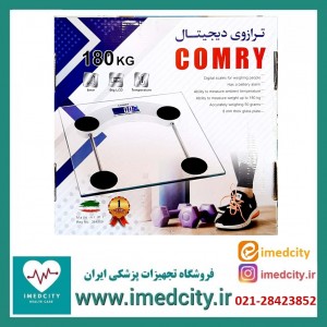 ترازو دیجیتال کمری (comry) شفاف
