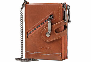 کیفیت کیف پول مردانه سانی ستی RFID anti-theft men's leather wallet S3021