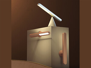 فروش چراغ رومیزی ال ای دی قابل تنظیم لمسیLYTLM LED Desk Lamp, Battery Operated, Touch Dimmable Magnetic Ball, 360°