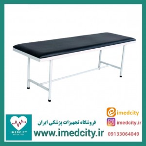 تخت معاینه پایه ثابت پزشک‌ آرا مدل فوم ۷ سانتی متر