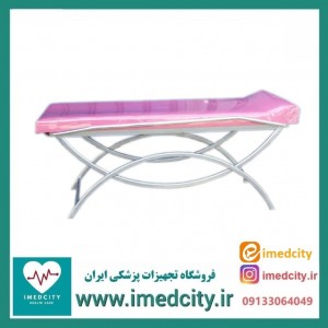تخت معاینه هلالی پزشک‌ آرا مدل Luna-p اقتصادی و راحت