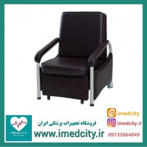 صندلی همراه بیمار پزشک‌ آرا مدل مبلی با طراحی ارگونومیک و راحت