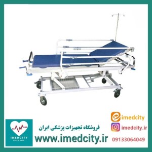 تخت ریکاوری تنظیم ارتفاع با قالب ABS و تشک پرتابل پزشک‌ آرا