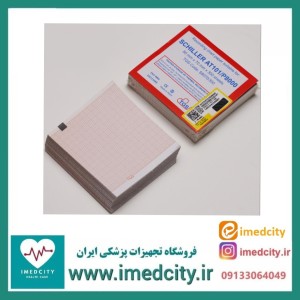 کاغذ نوار قلب کتابی TGS شیلر AT101 با ابعاد ۸۰×۷۰ میلی‌متر