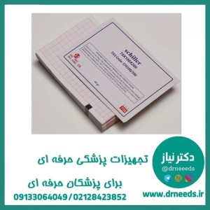 کاغذ نوار قلب کتابی TGS شیلر AT3 با ابعاد ۷۰×۱۰۰ میلی‌متر