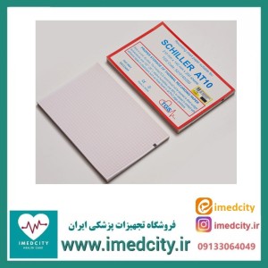کاغذ نوار قلب کتابی TGS شیلر AT10 با ابعاد ۲۱۰×۱۴۰ میلی‌متر