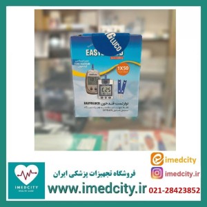نوار تست قند خون  ایزی گلوکو بسته 50 عددی تحت لیسانس کره کد C16