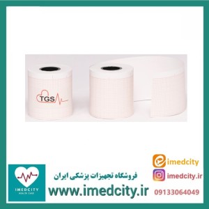 کاغذ نوار قلب رولی TGS حرارتی 4.8 سانتی‌متر