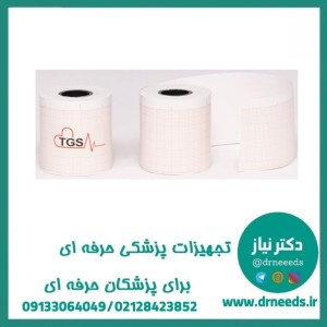 کاغذ نوار قلب رولی TGS حرارتی 4.8 سانتی‌متر
