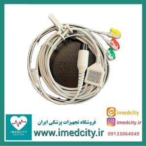 کابل ECG الکتروشوک TGS سه لید