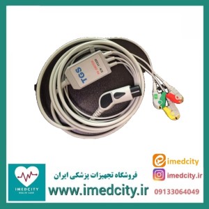 کابل ECG الکتروشوک TGS سه لید