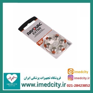 باتری سمعک ریوواک شماره 312 بسته ۶ عددی