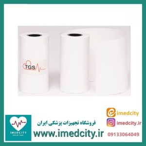 کاغذ رول حرارتی سفید آزمایشگاهی TGS با عرض 80 میلی‌متر