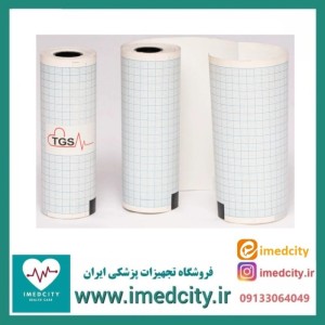 كاغذ ECG داوينسا رولی TGS با ابعاد 23*50