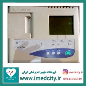 الکتروکاردیوگراف (نوار قلب) 3 کاناله NIHON KOHDEN مدل cardiofax