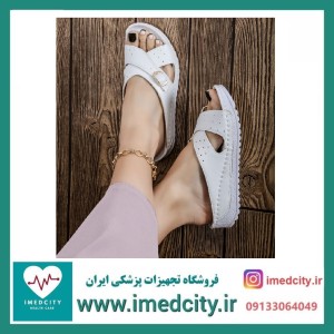 صندل طبی زنانه مدل 1024 رنگ سفید