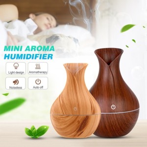 دستگاه بخور سرد Mini USB طرح کوزه ای چوبی