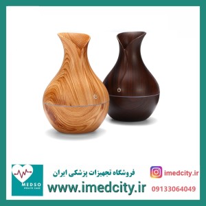 دستگاه بخور سرد Mini USB طرح کوزه ای چوبی