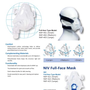 ماسک BIPAP و CPAP مدل ACARE