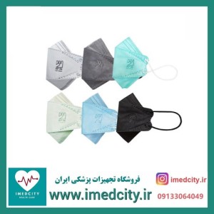 ماسک تنفسی فست مدل سه بعدی 5 لایه (Kf94) بسته 25 عددی