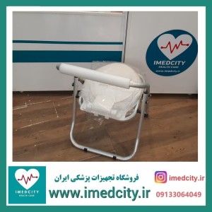 توالت فرنگی دیواری مکث طب با بدنه آلومینیوم