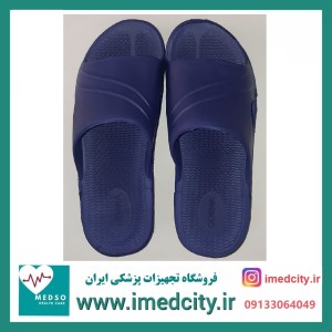 دمپایی بیمارستانی سرمه ای