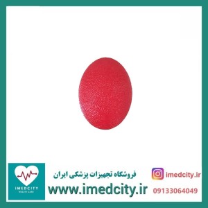 توپ ژله ای تقویت مچ و انگشت قرمز با مقاومت 25 کیلوگرم