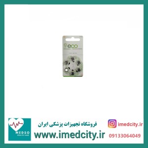 باتری سمعک  شماره 13 اکو eco بسته 6 عددی