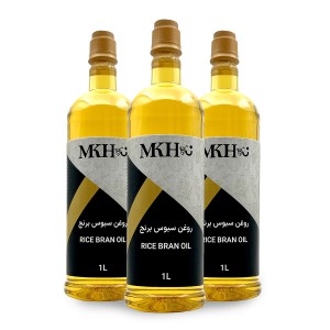 پک ۳ عددی روغن سبوس برنج یک لیتری
