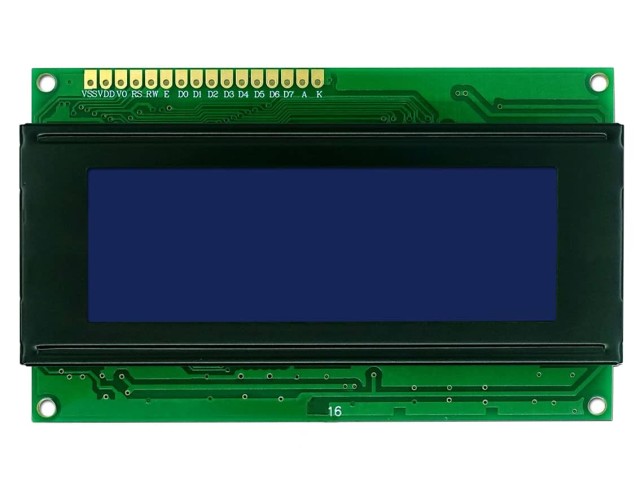 lcd کاراکتری 20*4 آبی