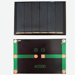 صفحه خورشیدی  3v,110mA  با ابعاد 60*40 میلی متر