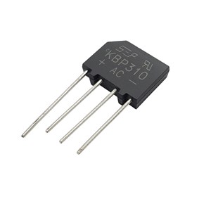 پل دیود شانه ای تخت  KBP310  ,  3A