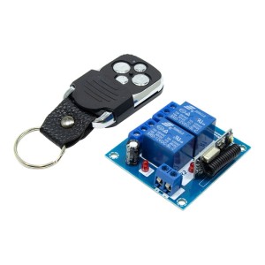 فرستنده گیرنده دو کانال صنعتی 433MHZ رادیویی با ریموت کد لرن