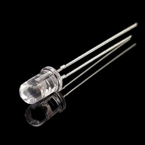 ال ای دی 5mm قرمز شیشه ای پایه بلند بسته 1000 عددی